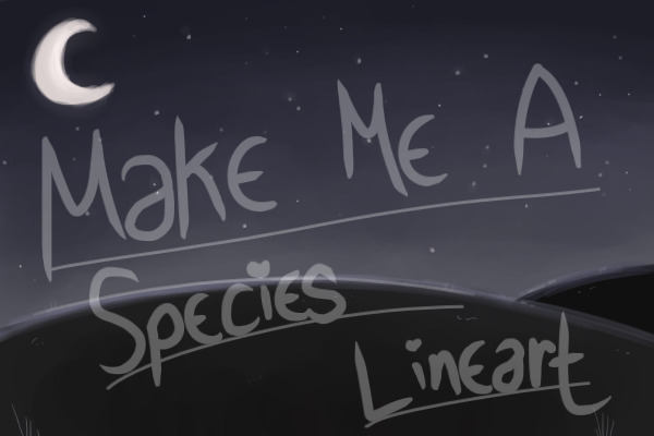 Make Me a Species Lineart