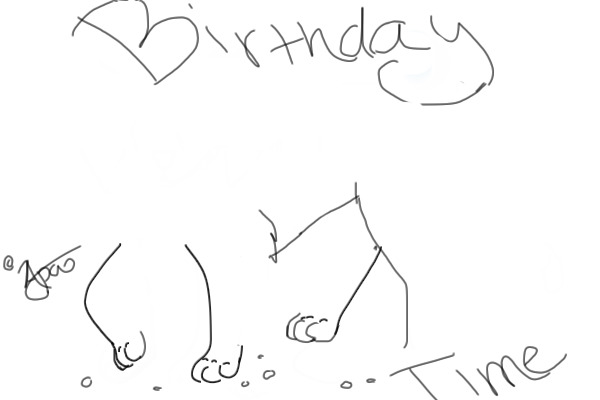 WIP- Drawing for my birthday :)