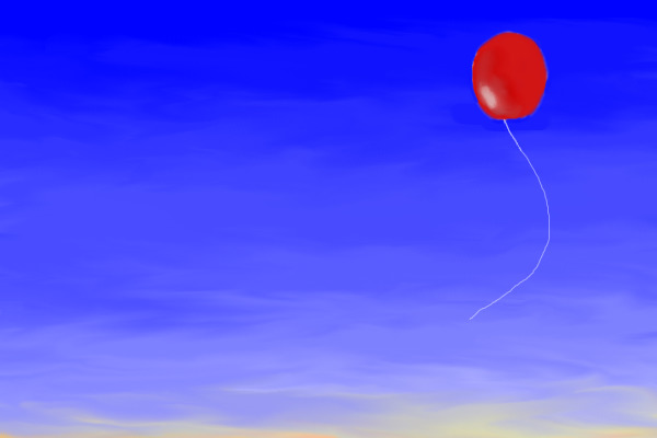 Balloon in the wind