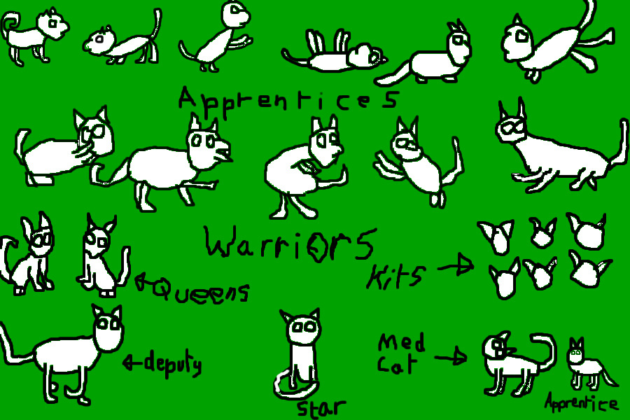 Warrior Cats Clan Chart