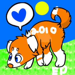 2011 Orange/Yellow Dog Avatar