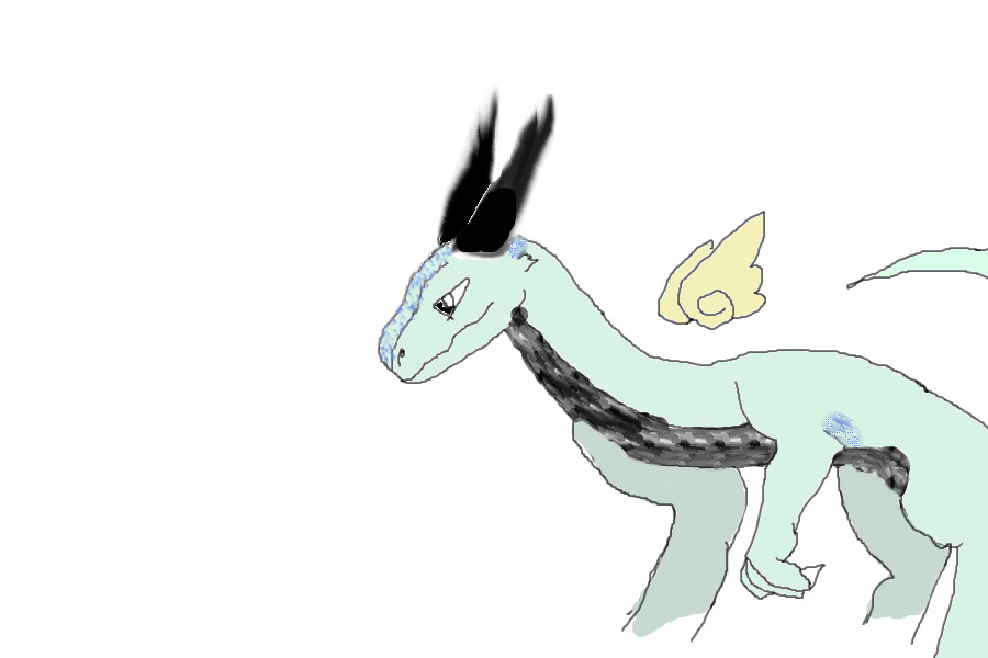 My First Oekaki! Wind Dragon~