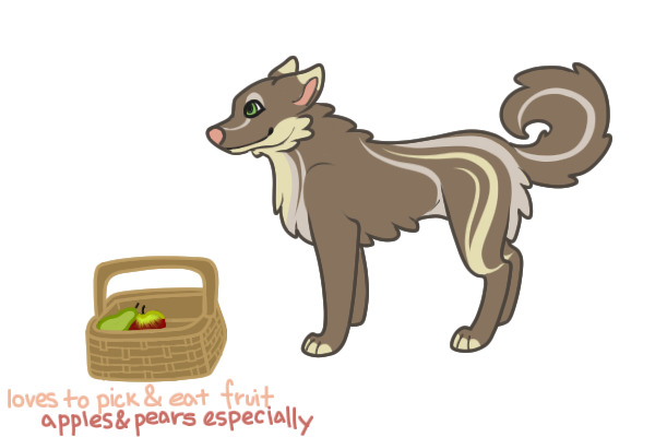 Siren's Adoptable Oekaki 5: Fruit Loving Canine