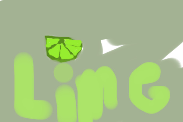 silly drawing of a lime