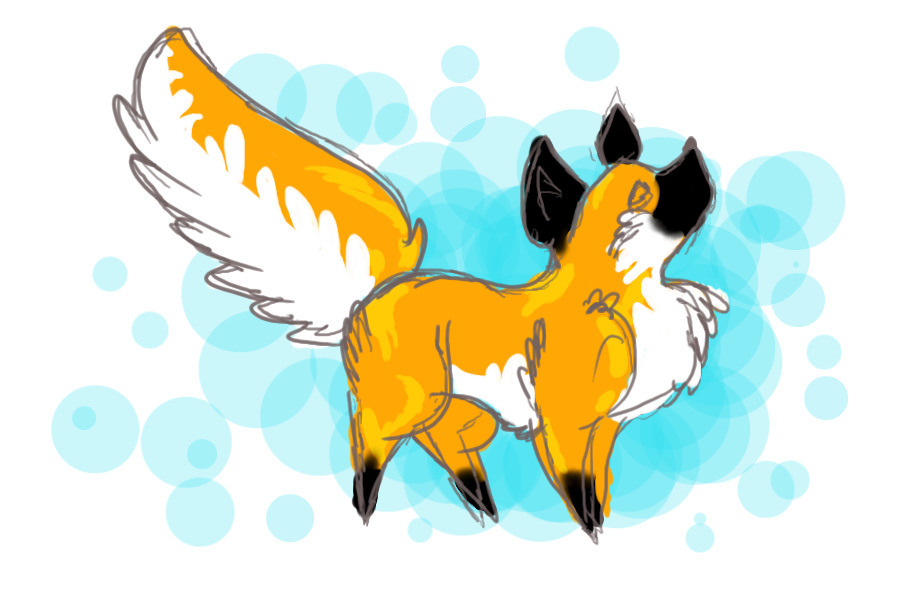 ugly fox sketch