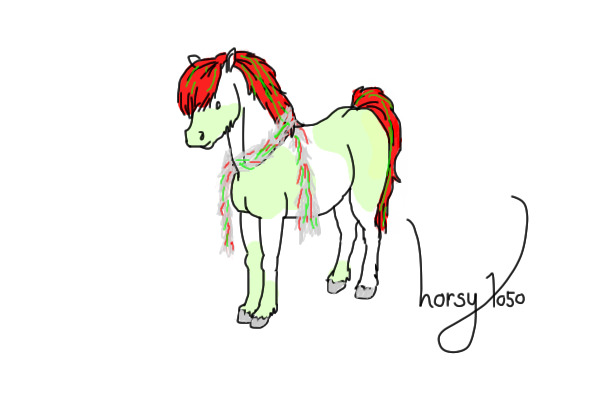 Christmas pony