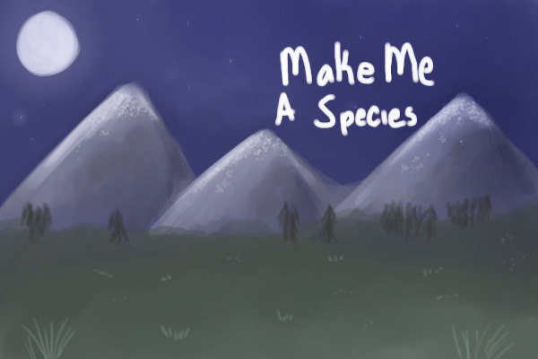 Species Competition - CLOSED WINNERS ON PG.5