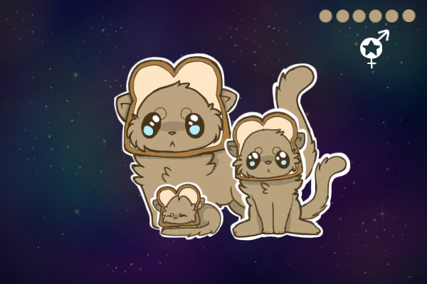 finished bread kittens