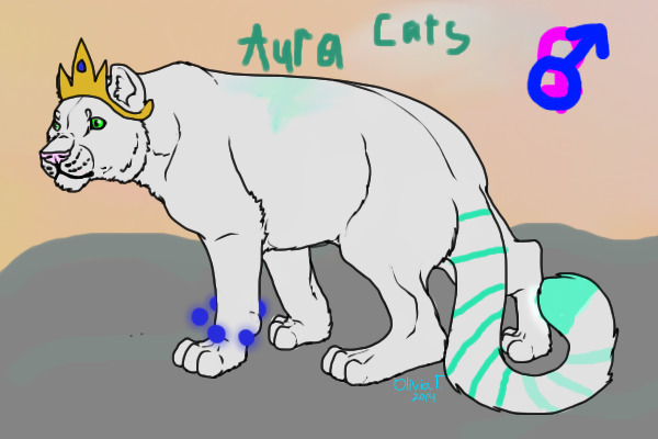 aura cats(move to adoptable oekaki)