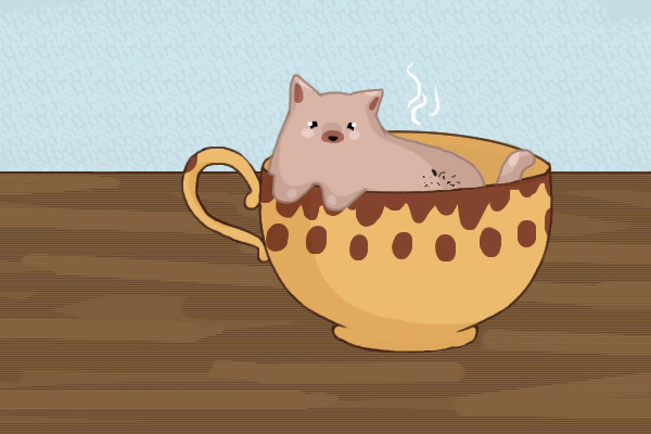 teacup kitty