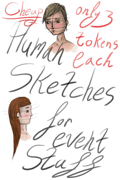 Cheap! Human Sketches For Event stuff