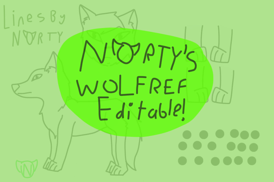 Norty's Wolf Ref Editable!