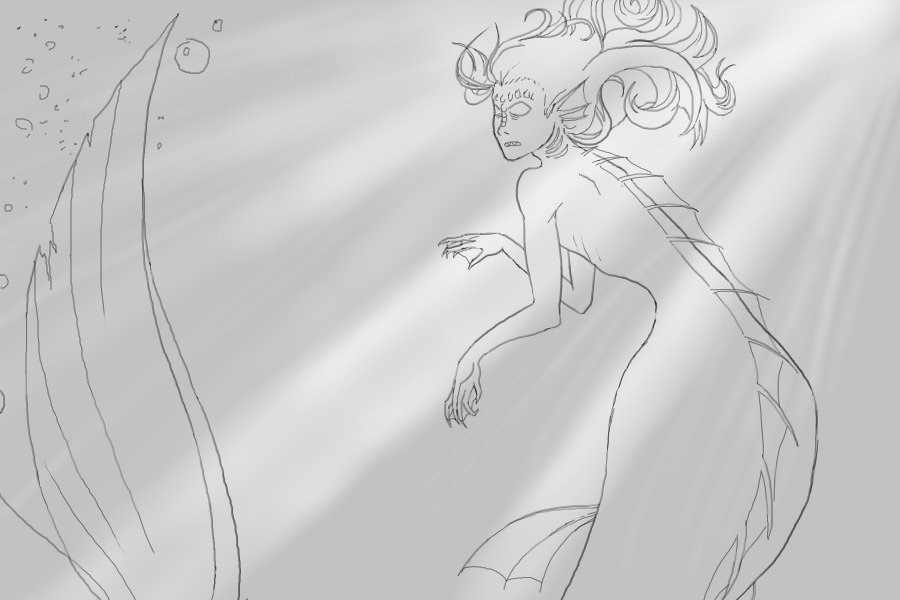 Mermaid Sketch