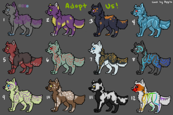 mini wolf adoptables<3