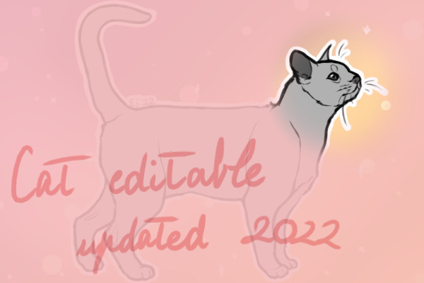 cat editable - UPDATED 2022