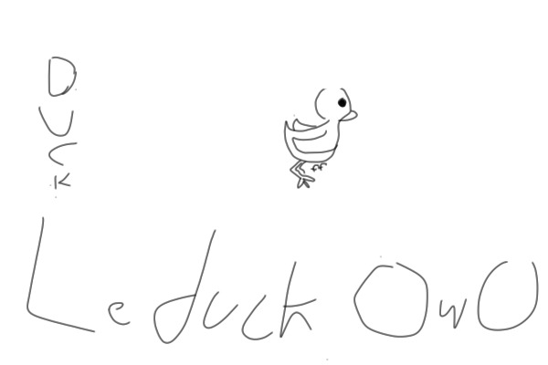 make a duck c: