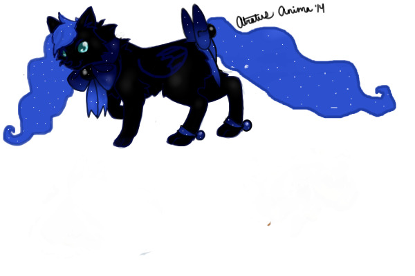 Nightmare moon without armor.