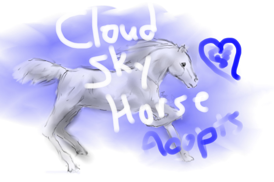 Cloud Sky Horse Adopts! (New lines!)