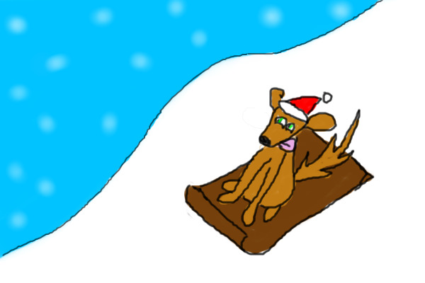Sledding fun