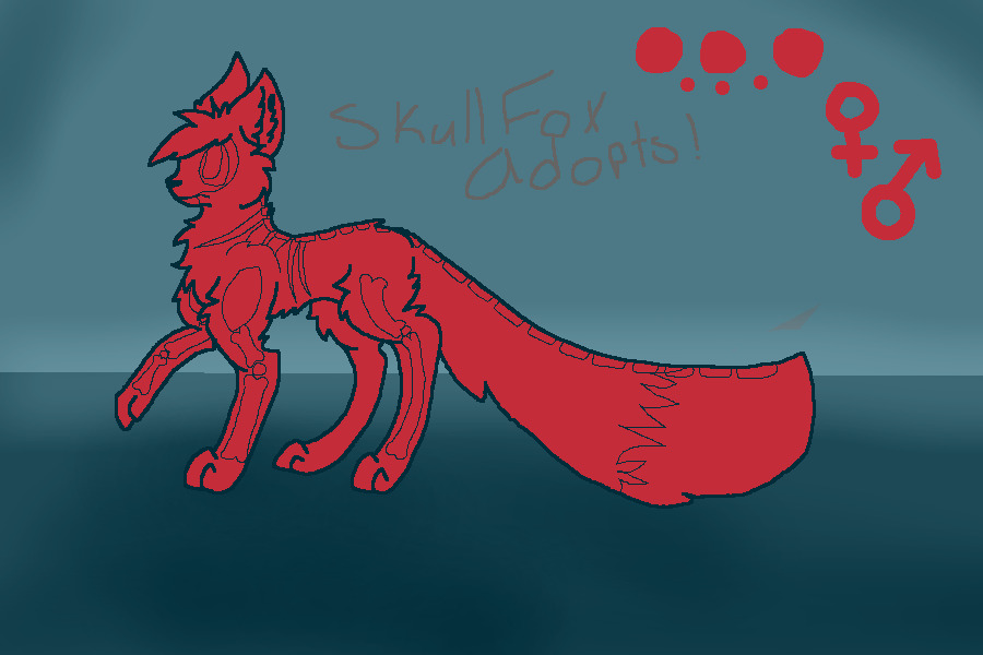 Skull Fox Adopt lines.