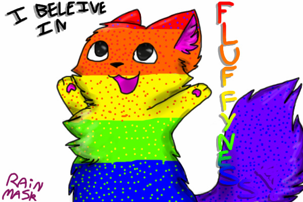 It's rainbow kitty time! XD