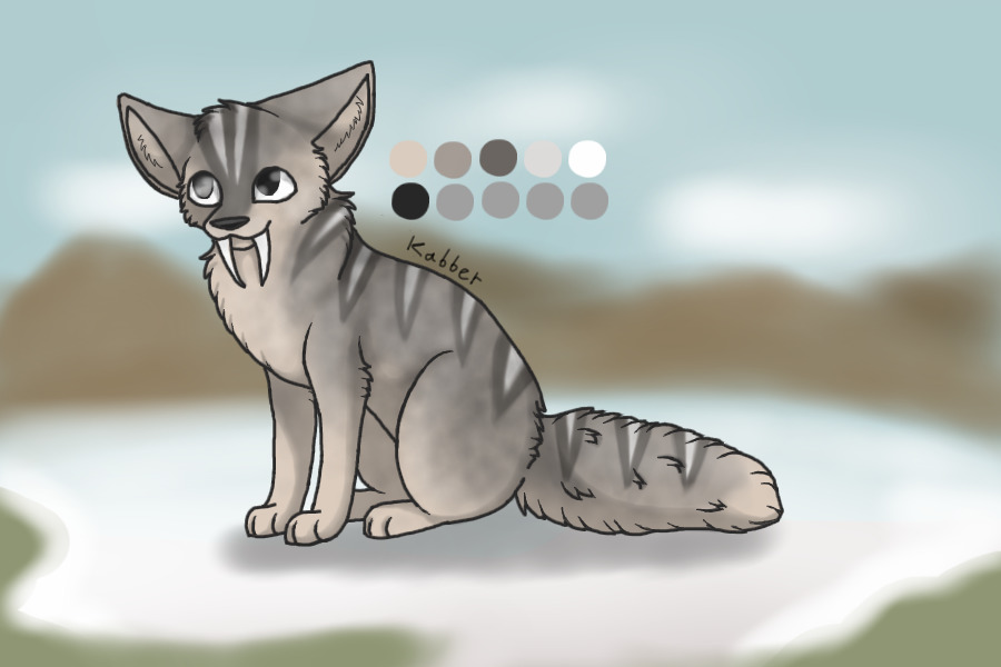 Saber Fox #9 - ~gray-stripe~