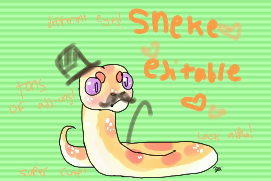 Skully's snake editable!