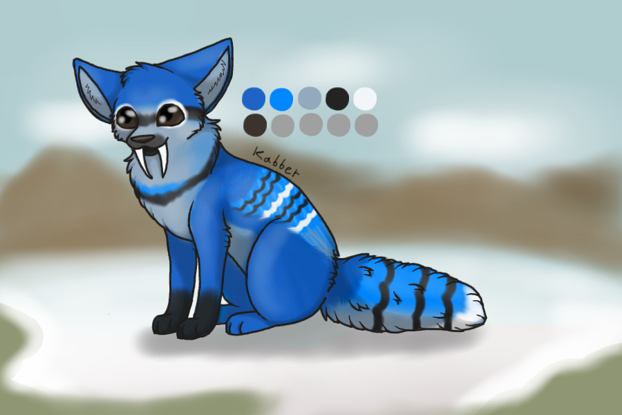 Saber Fox #14 - ~blue jay~