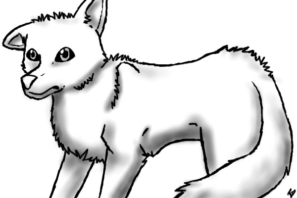 Wolf Lineart