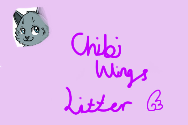 CK- chibi wings litter!