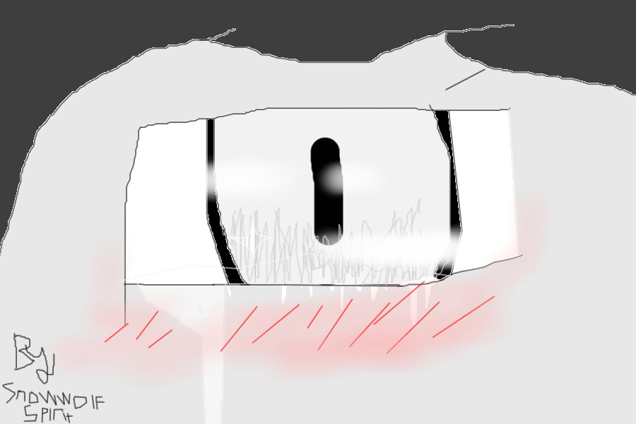 SCP-049s eye crying up close version.