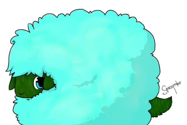 I am the land and my fleece is the sky