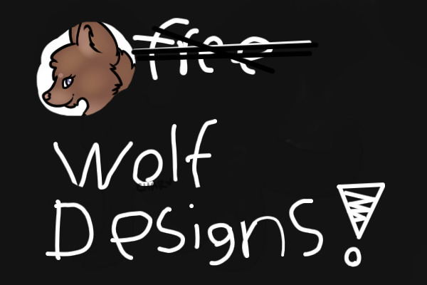 Free Lazy Wolf Designs!