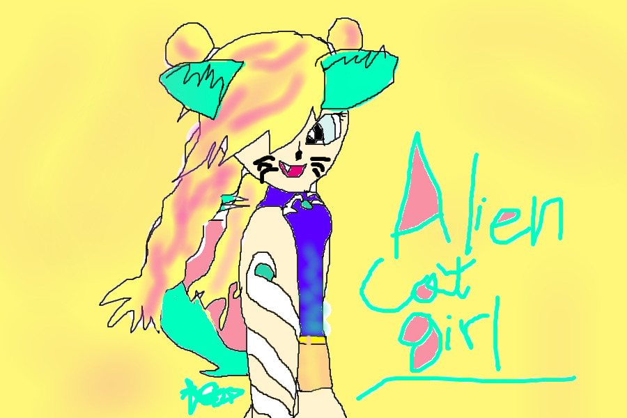 Yup! An Alien cat-girl!