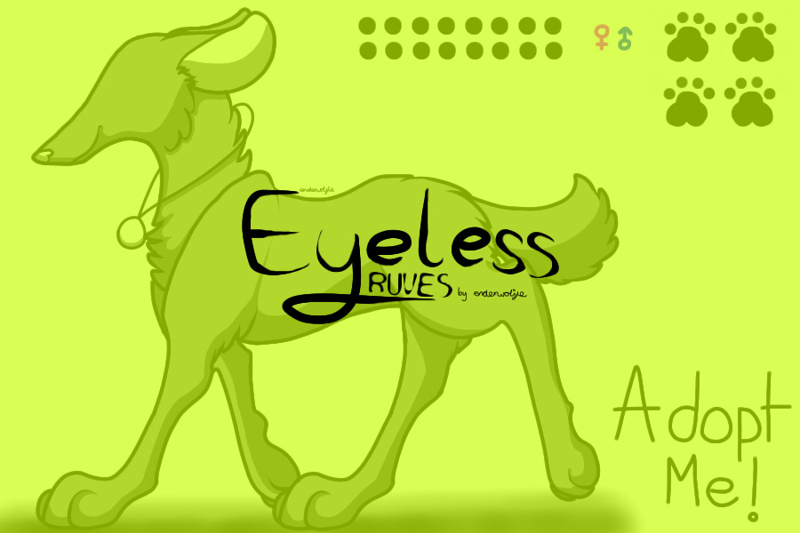 Eyeless Ruves - Species auction