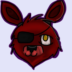 I made a Foxy Sticker (: