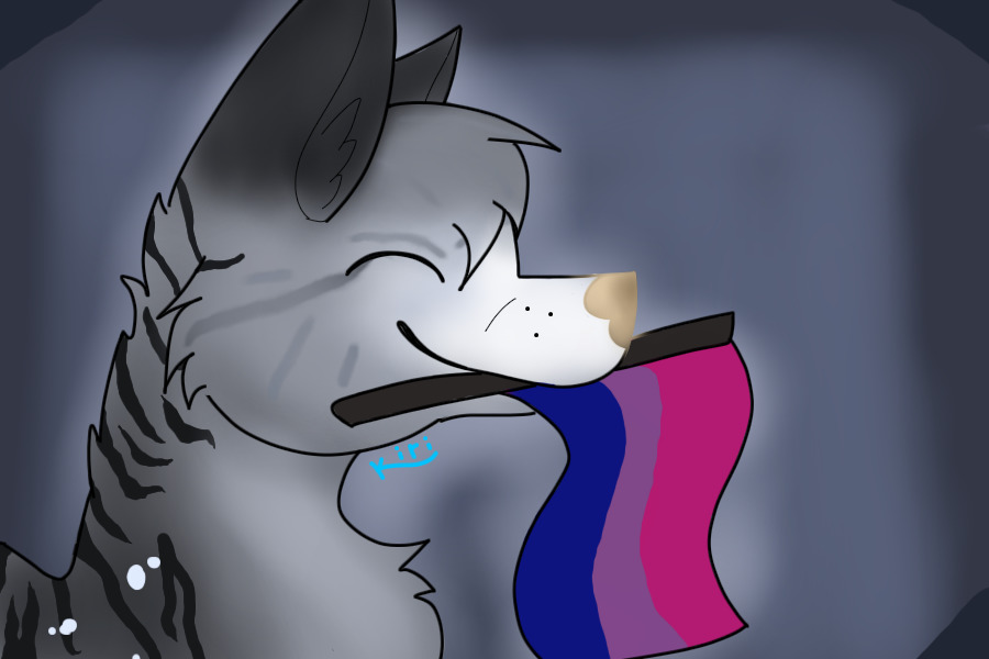 Bisexual Pride Doggie.