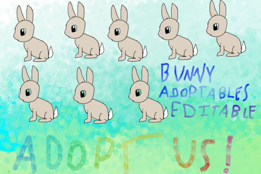 Bunny Adoptables Editalbe