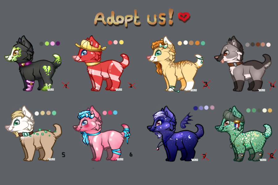 Adopt us! 8 Puppies up for sale ♥