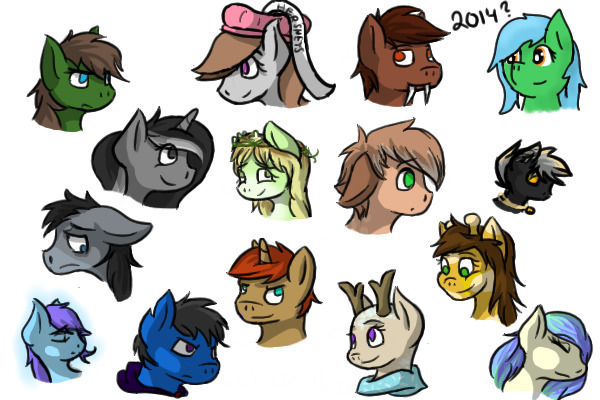 (A) all ye old ponies 2014