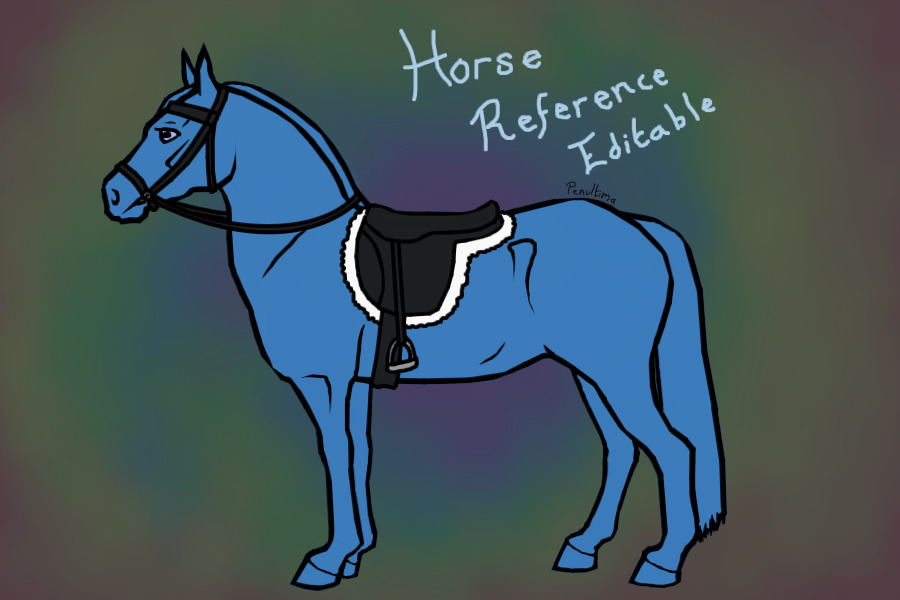 Horse Reference Editable