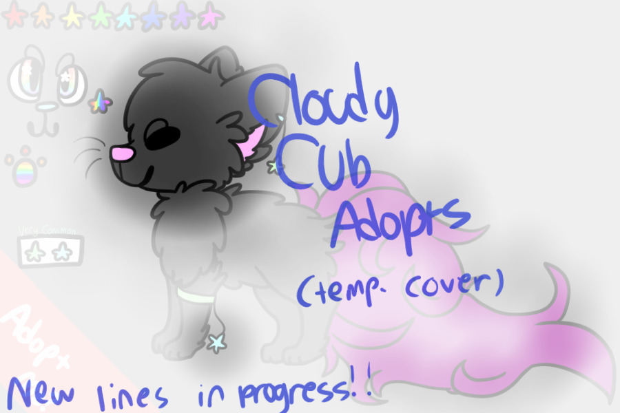 [cloudy cub adopts v.1]