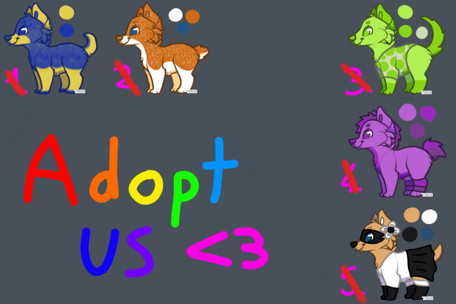 Please, adopt us!