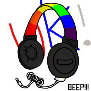Headphones{Rainbow}
