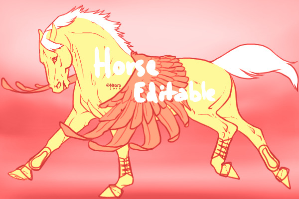 Horse Editable