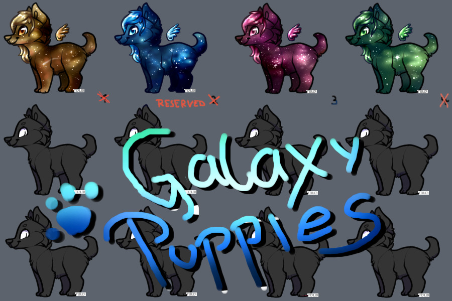 Galaxy Puppies UFA! ♥