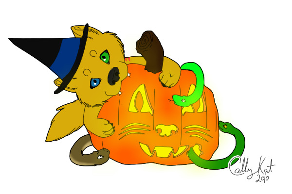 Nommin' On A Pumpkin!