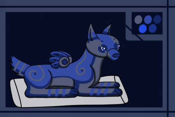 Dog with chibi wings ^-^