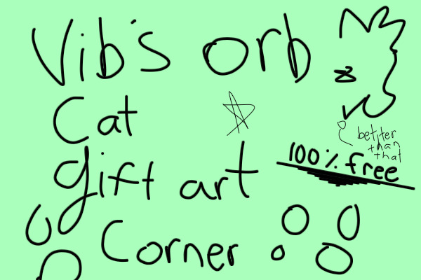 vib's orb cat gift art corner