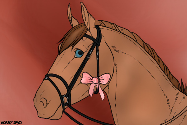 Horse colored in - fail!Oops